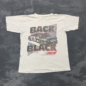 Vintage Dale Earnhardt Shirt Men's Large white 1990s Back to Back Racing  NASCAR